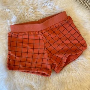 Mochi Kids Grid Jogger Shorts 2/3y 2T